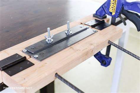 homemade sheet metal brake 2x4|homemade sheet metal press brake.